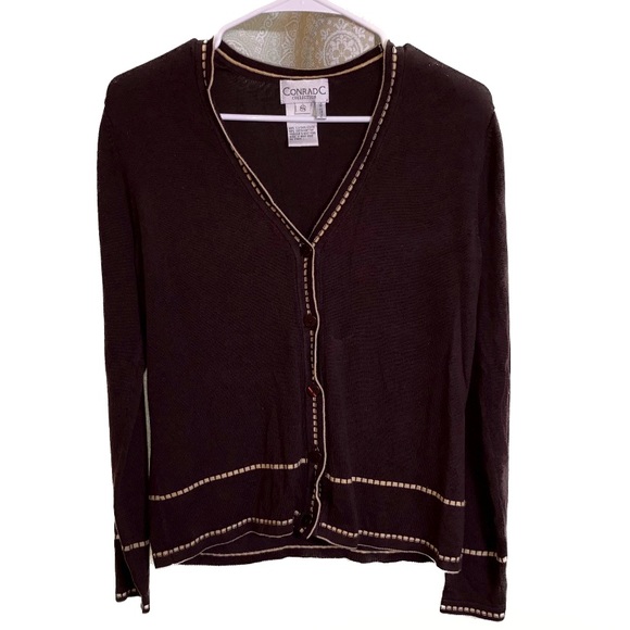 Women’s brown button‎ cardigan - Picture 10 of 10